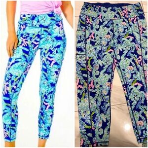 🎆Price Drop! Lilly Pulitzer luxletic leggings in turtle print 🐢